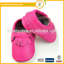 0-12 meses de cor mista Infant-Toddler-Boy-Girls-Soft-Soled Fringe Leather Mocassins Shoes